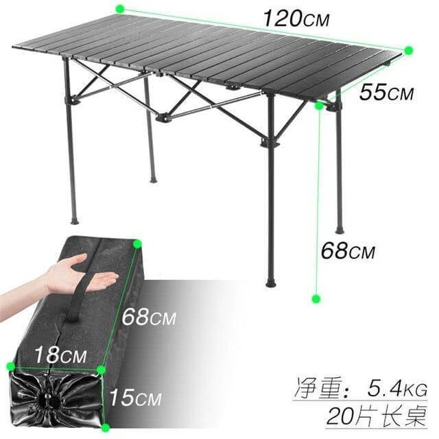 Waterproof Outdoor Folding Camping Picnic Table - MaviGadget