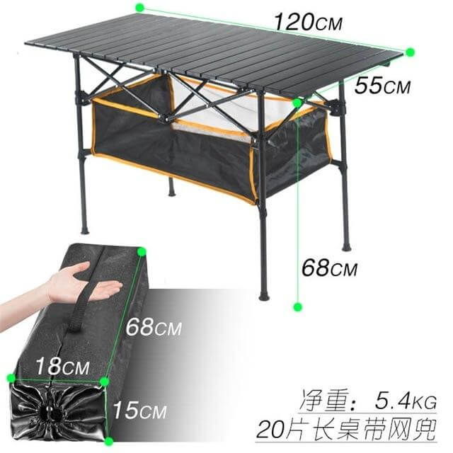Waterproof Outdoor Folding Camping Picnic Table - MaviGadget