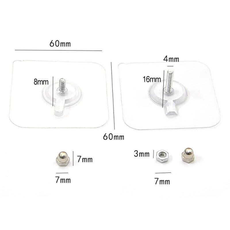 No Drill Stickers Hook Screw - MaviGadget