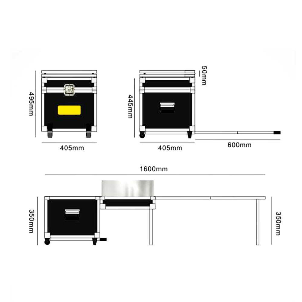 Portable Foldable Outdoor Camping Cooking Kitchen Table - MaviGadget