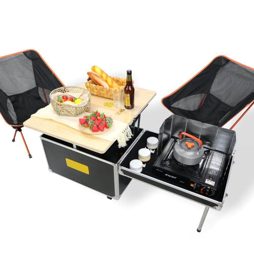 Portable Foldable Outdoor Camping Cooking Kitchen Table - MaviGadget