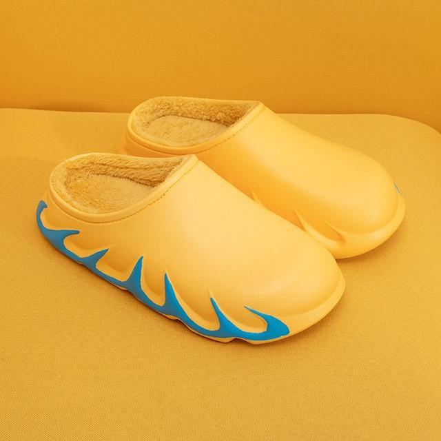 Stylish Anti-Slip Indoor Warm Plush Slipper - MaviGadget