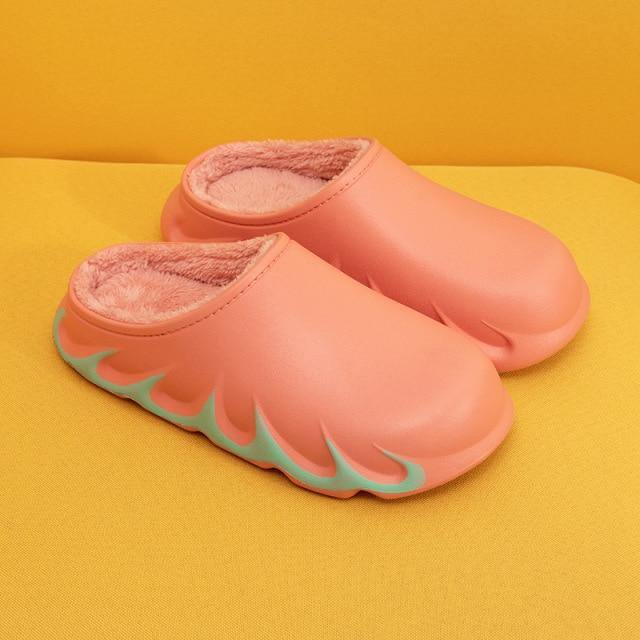 Stylish Anti-Slip Indoor Warm Plush Slipper - MaviGadget