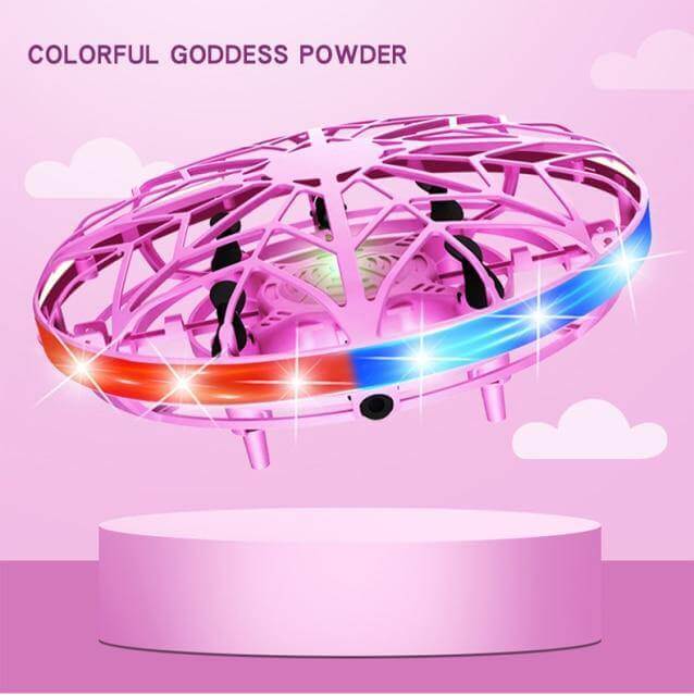 Portable Quadcopter Gesture Sensing Drone with Led Light - MaviGadget