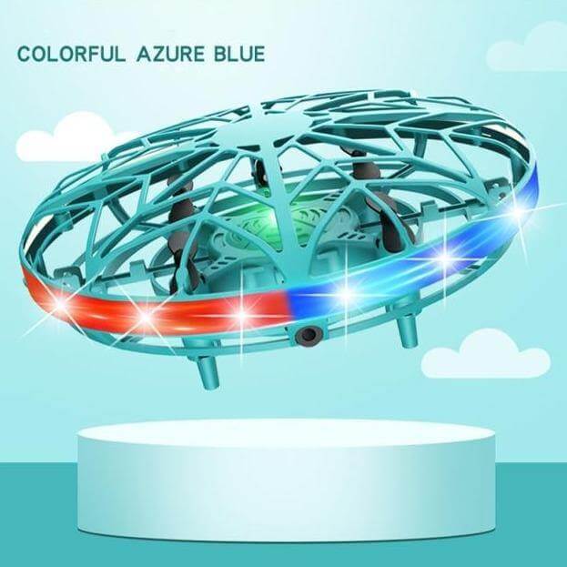 Portable Quadcopter Gesture Sensing Drone with Led Light - MaviGadget