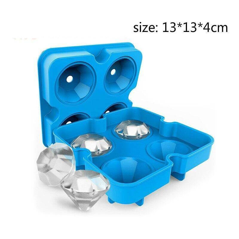Diamond Shape 3D Ice Cube Mold Tray - MaviGadget