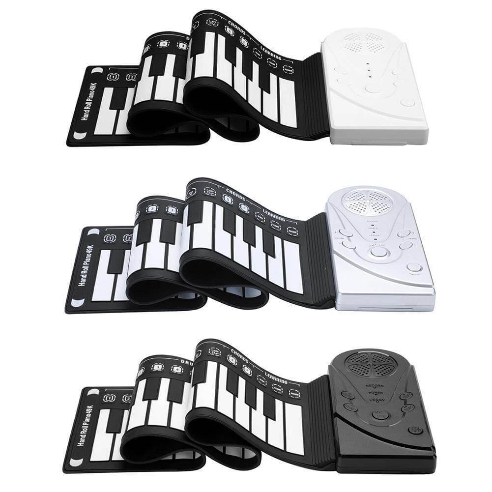 49-Key Portable Foldable Roll Up Piano - MaviGadget