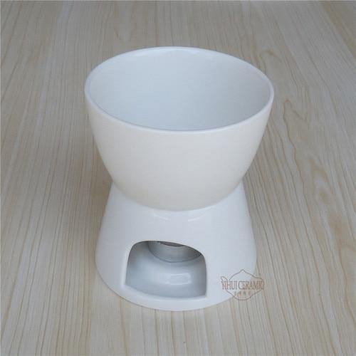 Handmade Ceramic Chocolate Fondue Pot Serving Set - MaviGadget