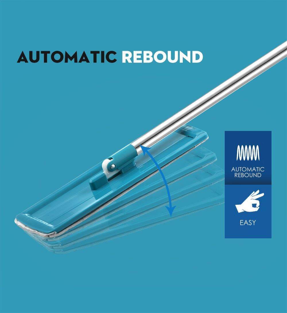 Flat Reusable Microfiber Washable Mop - MaviGadget