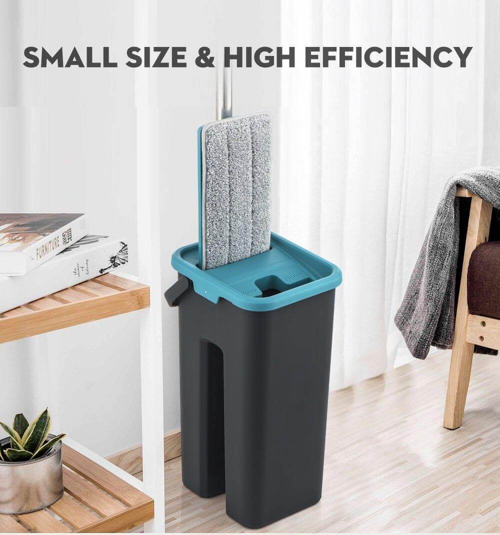 Flat Reusable Microfiber Washable Mop - MaviGadget