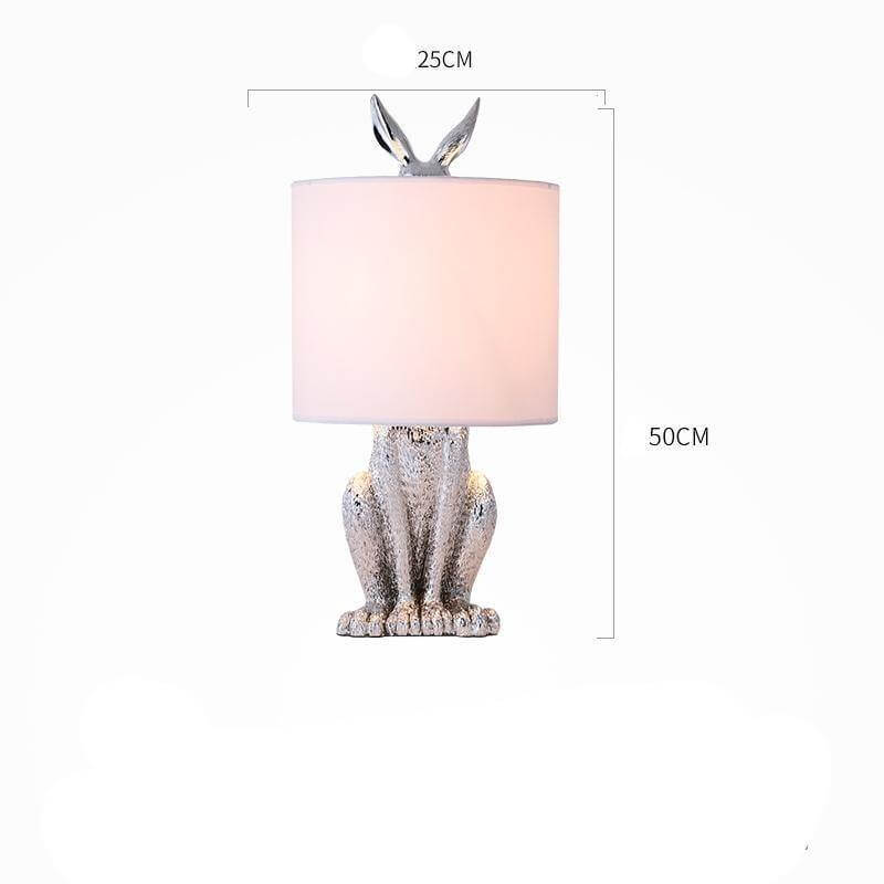Modern Rabbit Fairytale Resin Table Lamp - MaviGadget