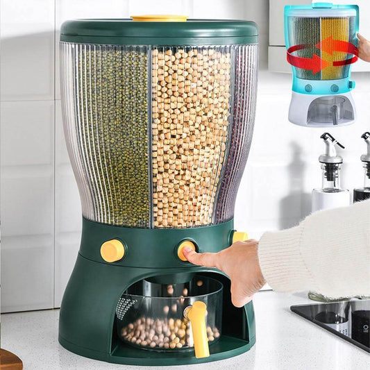 Rotatable Multifunctional Grain Storage Organizer - MaviGadget