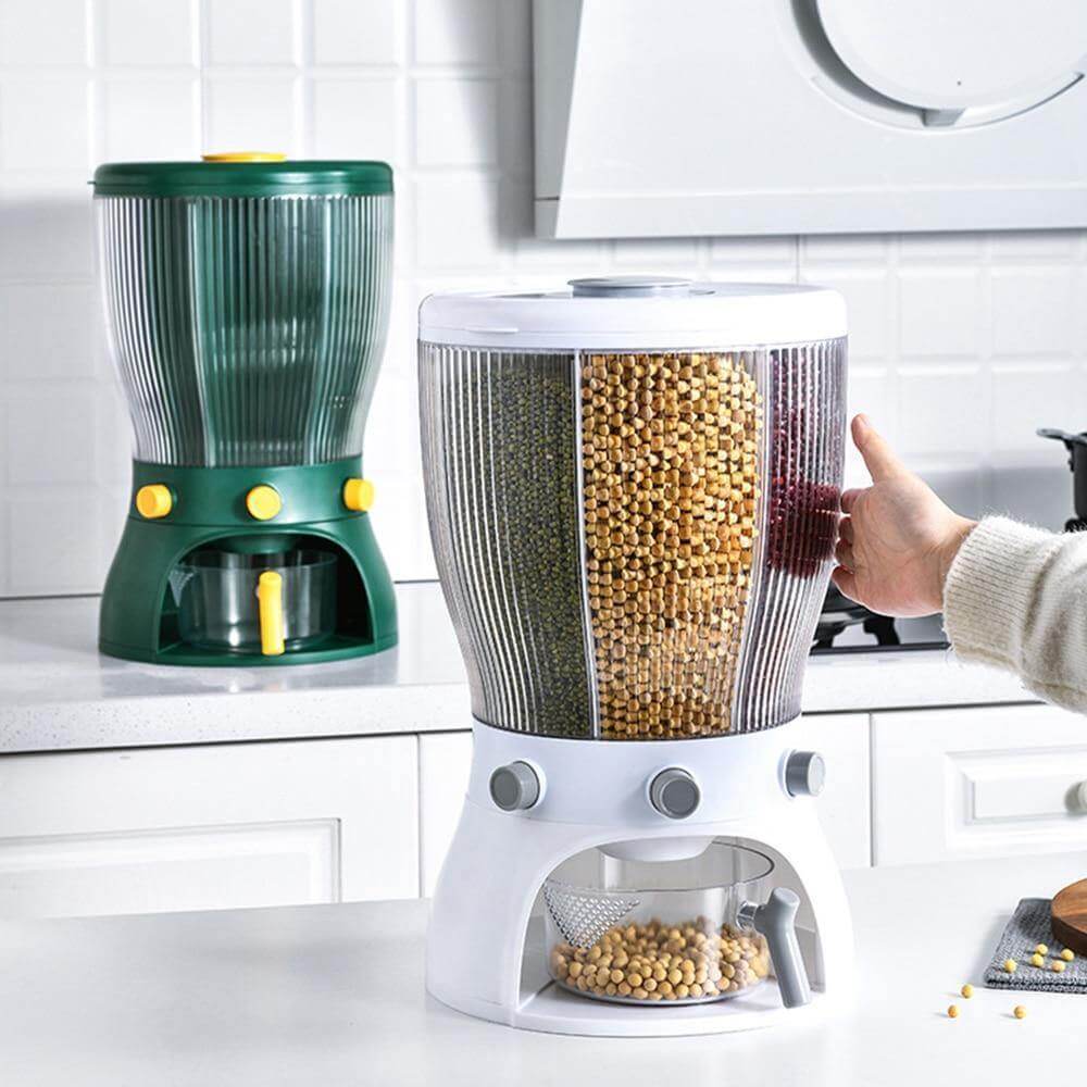 Rotatable Multifunctional Grain Storage Organizer - MaviGadget