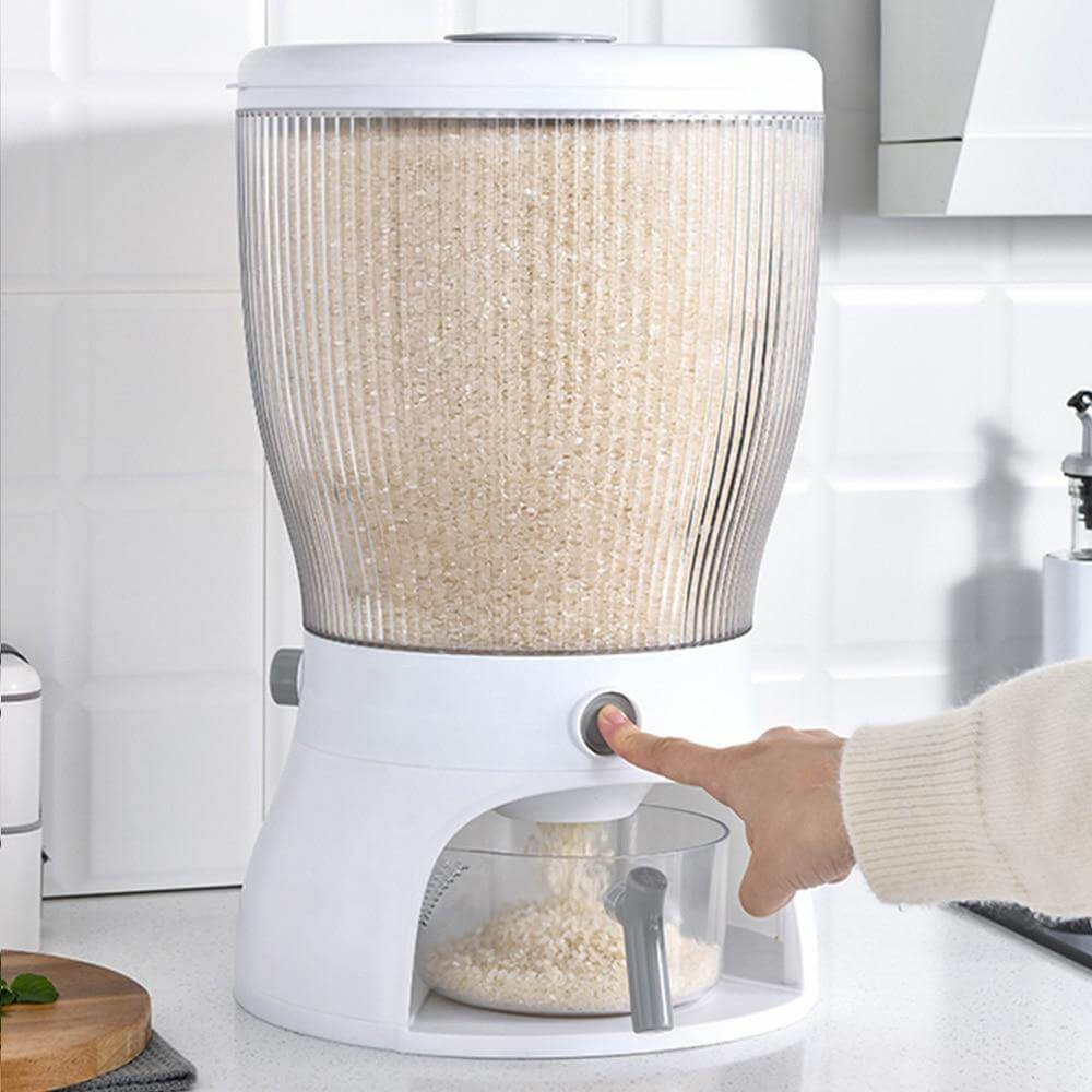 Rotatable Multifunctional Grain Storage Organizer - MaviGadget
