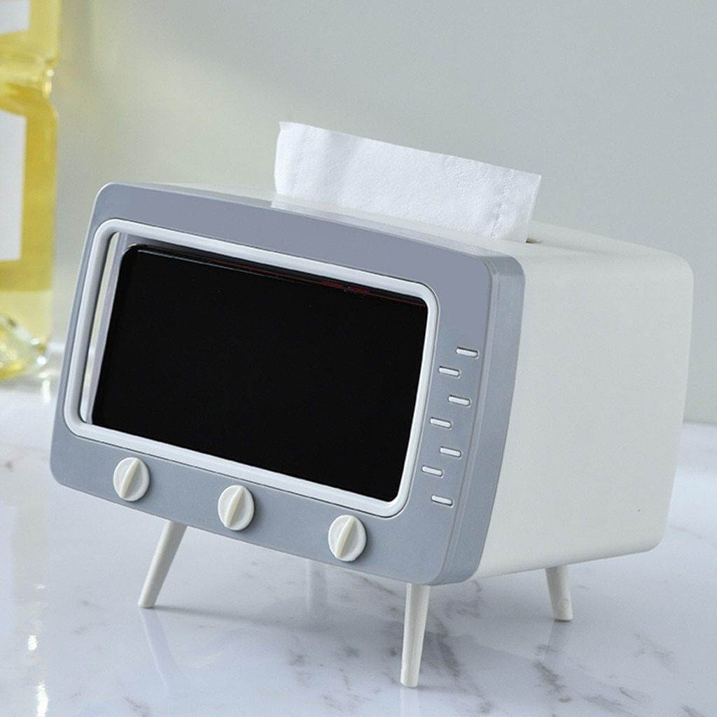 2in1 Creative Tissue Box with Mobile Phone Holder - MaviGadget