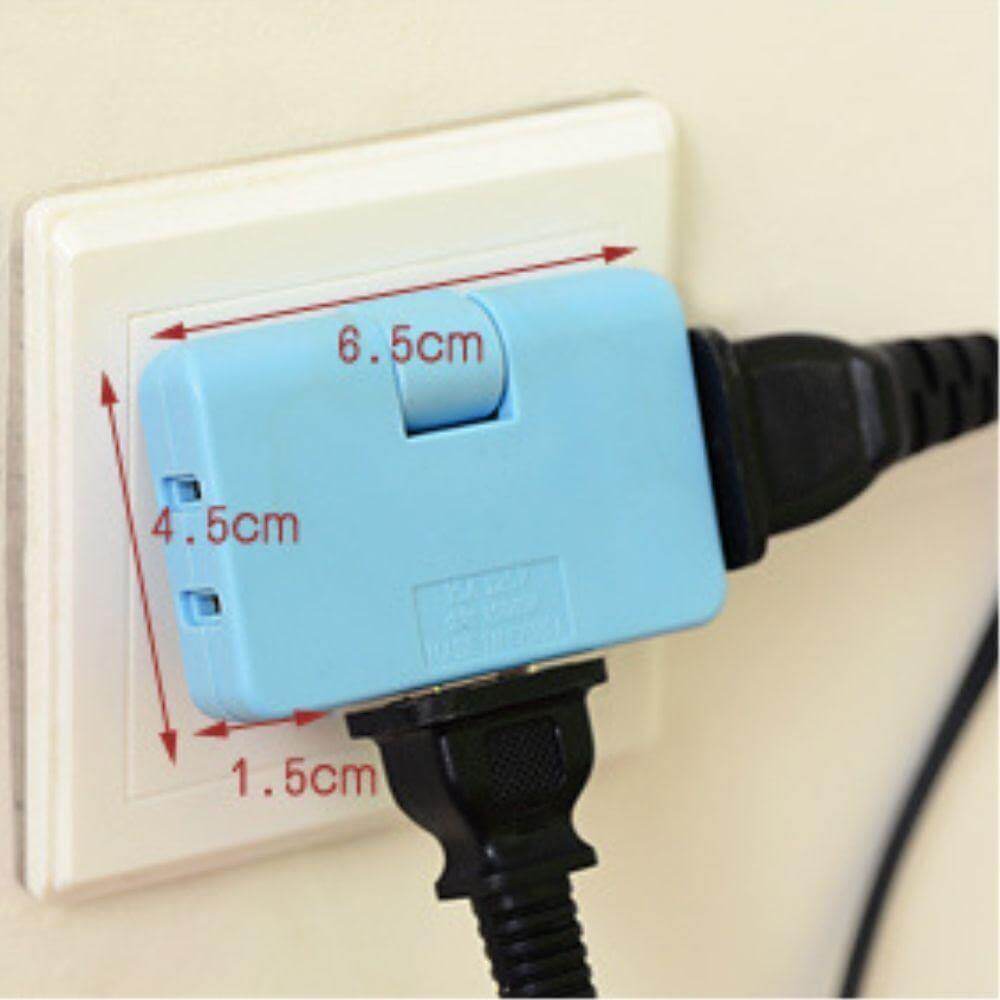 2Pcs Rotating US Plug Adapter - MaviGadget
