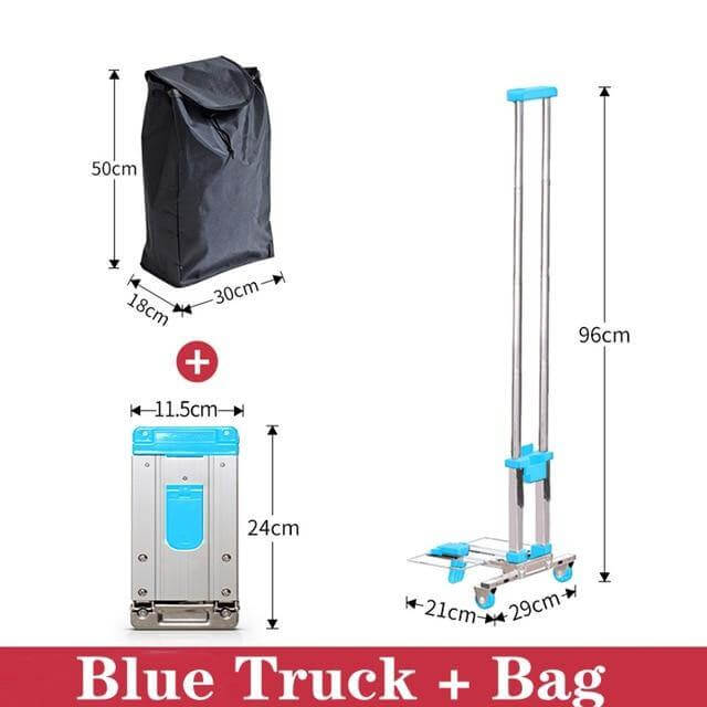 Portable Foldable Push Hand Cart - MaviGadget