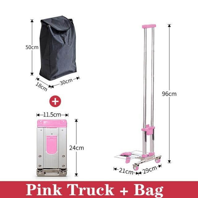 Portable Foldable Push Hand Cart - MaviGadget