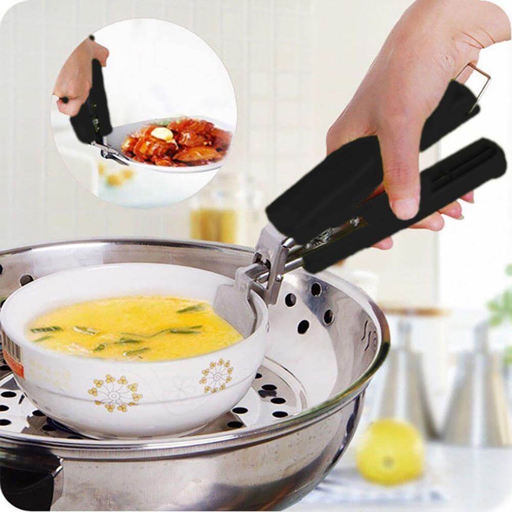 Silicone Handle Hot Bowl Holder - MaviGadget