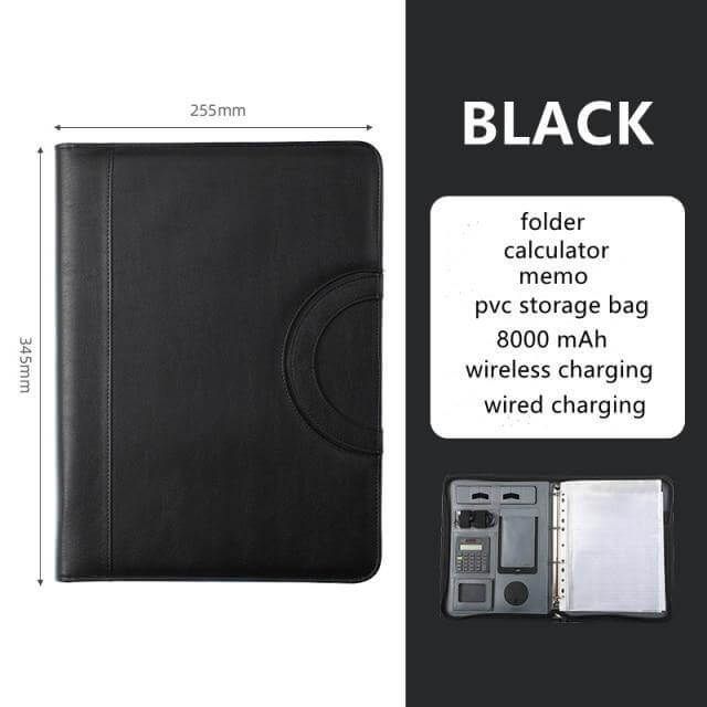 Leather Multifunctional PowerBank Notebook - MaviGadget