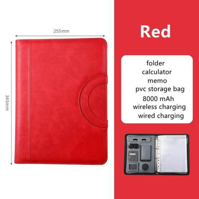 Leather Multifunctional PowerBank Notebook - MaviGadget