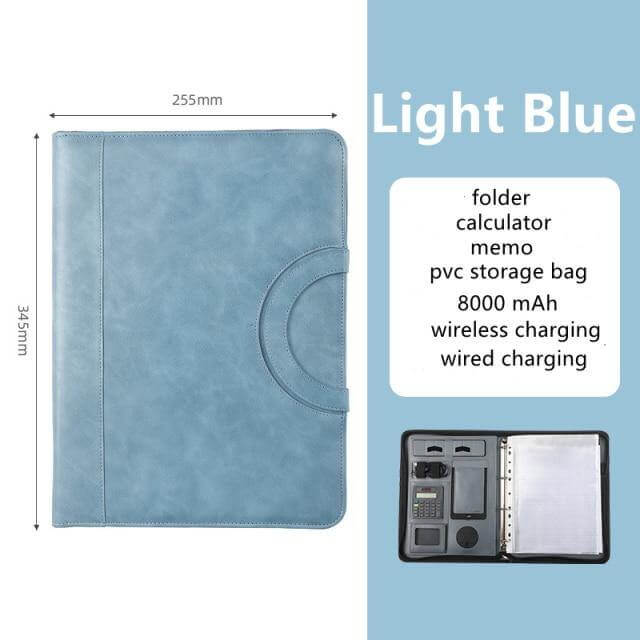 Leather Multifunctional PowerBank Notebook - MaviGadget