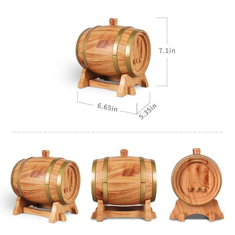 Smart Wine Barrel Aroma Diffuser  with Bluetooth Speaker - MaviGadget
