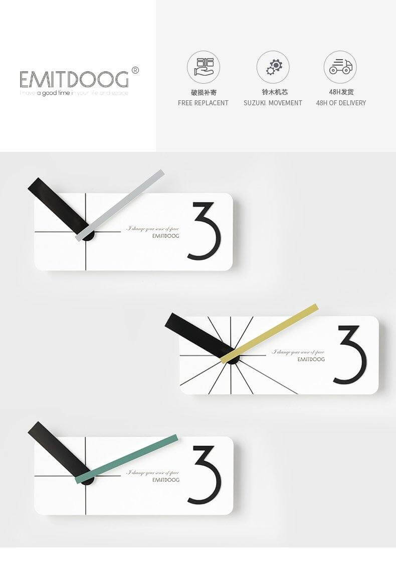 Novelty Creative Silent Art Wall Clock - MaviGadget