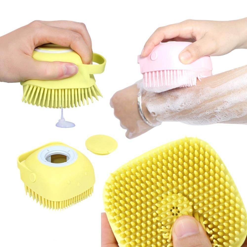 Bathing Brush Shampoo Dispenser - MaviGadget