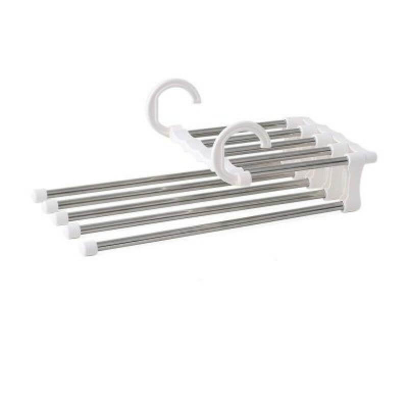 5in1 Adjustable Closet Organizer Trouser Hanger - MaviGadget