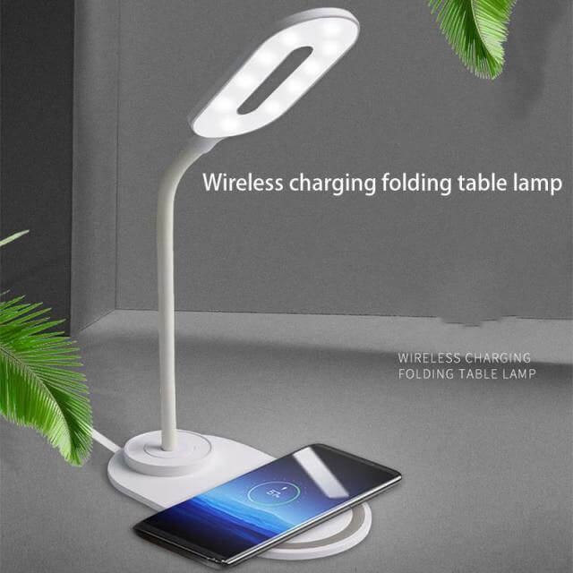 2in1 Multifunctional Fast Wireless Charging LED Table Lamp - MaviGadget