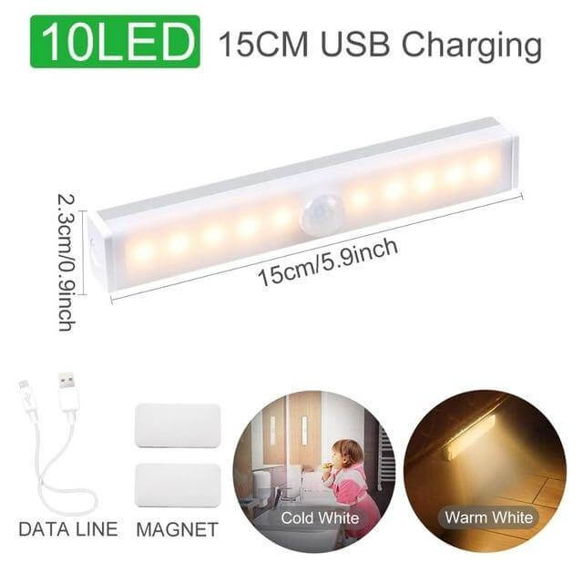 Warm & Cold Light Motion Sensor Wireless LED Lights - MaviGadget