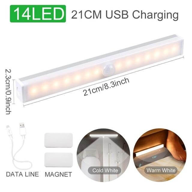 Warm & Cold Light Motion Sensor Wireless LED Lights - MaviGadget