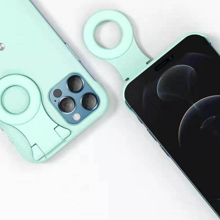 Selfie Light Flip iPhone 12 Shockproof Case - MaviGadget