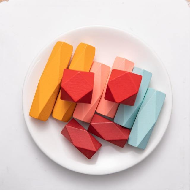 Colorful Wooden Stone Kids Intelligent Stacking Game - MaviGadget