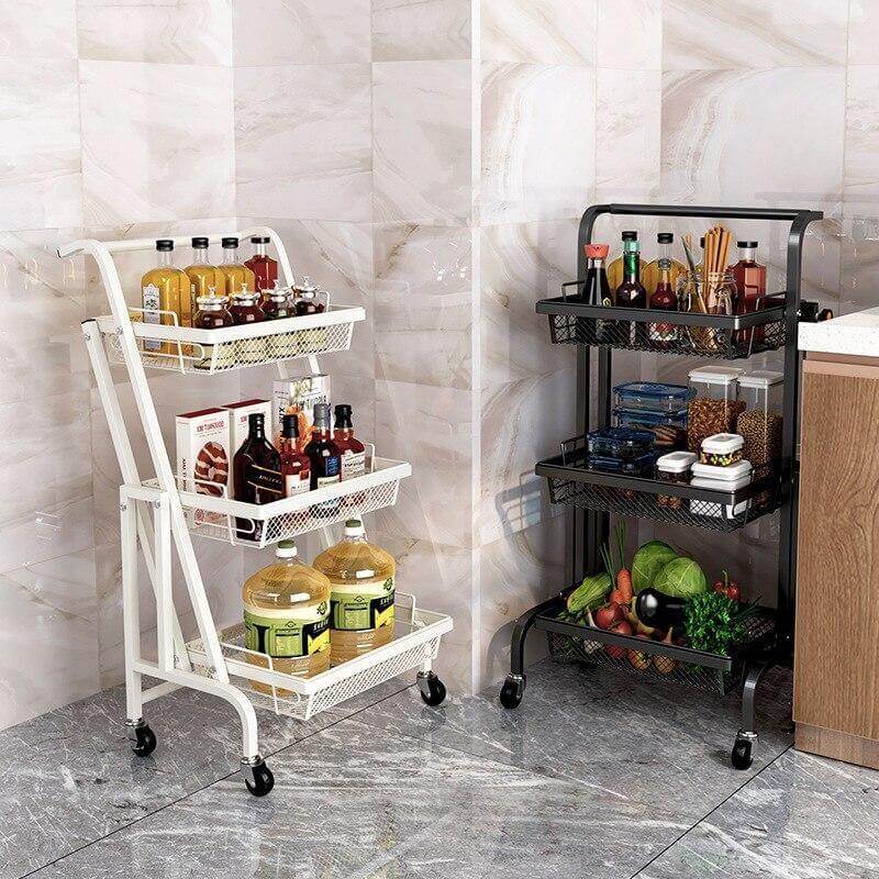 Parallel Folding Multifunction Kitchen Storage Rack - MaviGadget