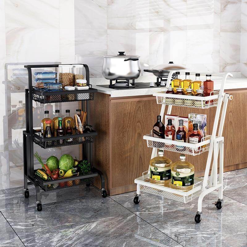 Parallel Folding Multifunction Kitchen Storage Rack - MaviGadget