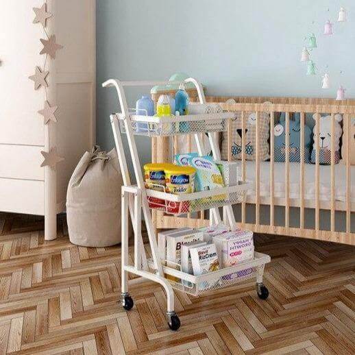 Parallel Folding Multifunction Kitchen Storage Rack - MaviGadget