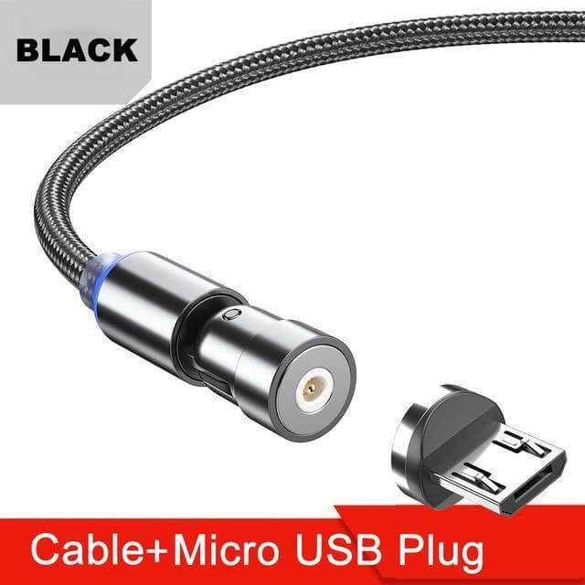 Rotatable Fast Charging Magnetic Cable - MaviGadget