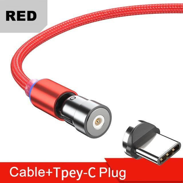 Rotatable Fast Charging Magnetic Cable - MaviGadget