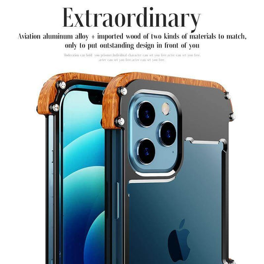 Aluminum Bumper Thin Shockproof iPhone Case - MaviGadget