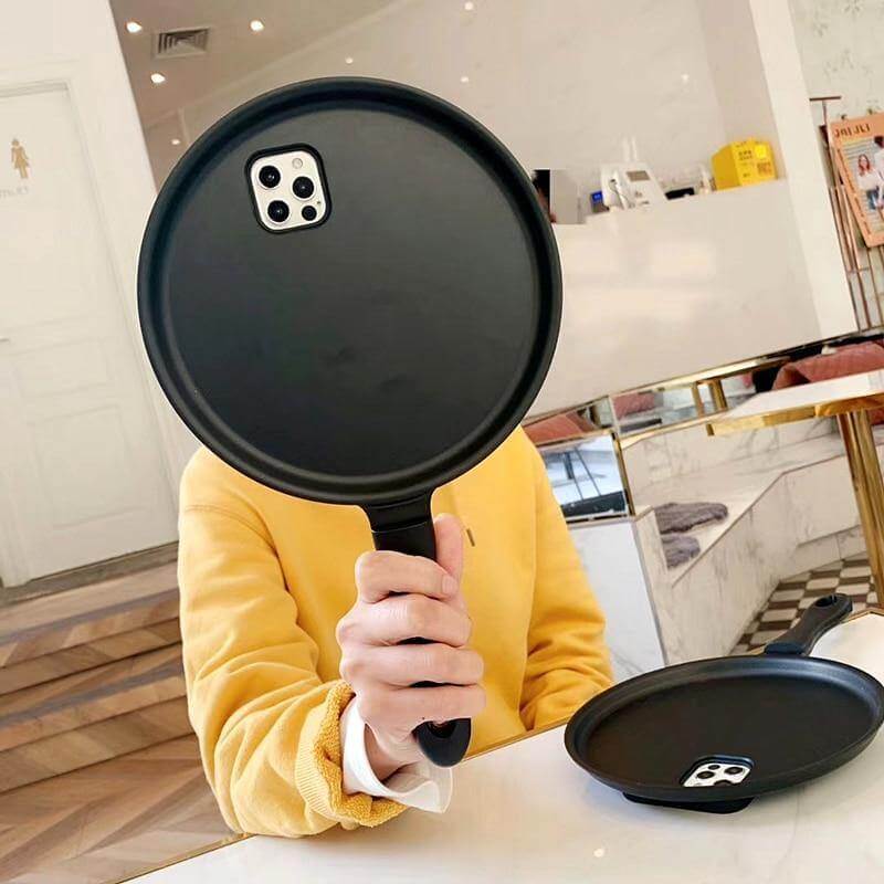 3D Smooth Pan Shape Case for iPhone - MaviGadget