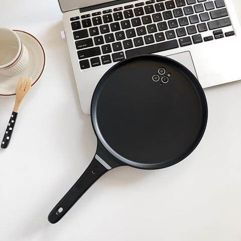 3D Smooth Pan Shape Case for iPhone - MaviGadget