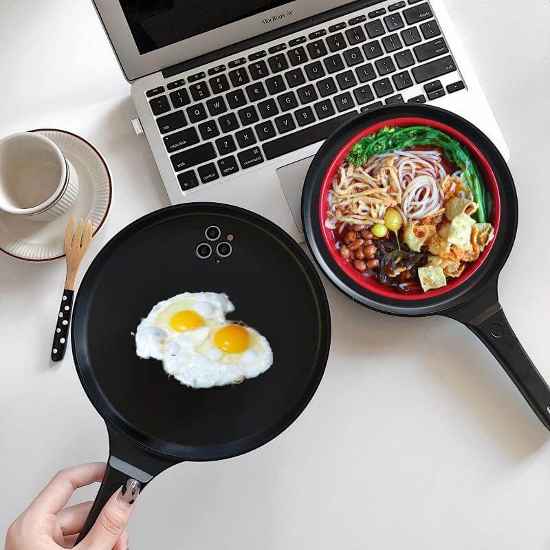 3D Smooth Pan Shape Case for iPhone - MaviGadget