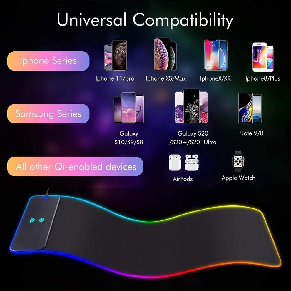 Wireless Charging Mouse Pad - MaviGadget