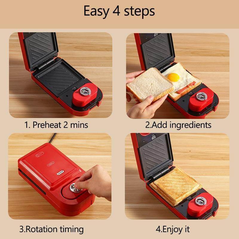 Multifunctional Breakfast Waffle Maker - MaviGadget