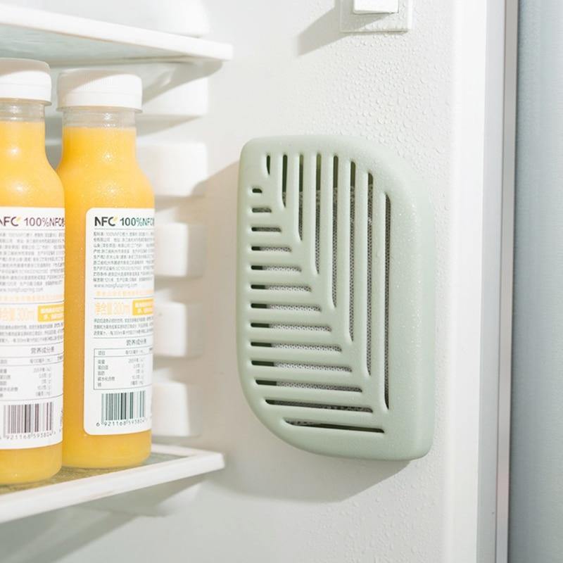 Green Leaf Shaped Fridge Refrigerator Air Fresh Box - MaviGadget