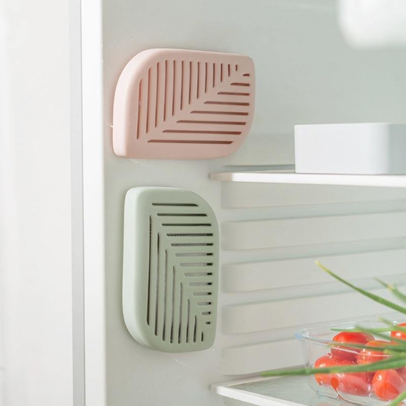 Green Leaf Shaped Fridge Refrigerator Air Fresh Box - MaviGadget