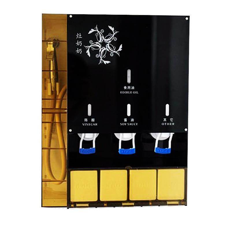 Multifunctional Seasoning Organizer with Oil Pump - MaviGadget