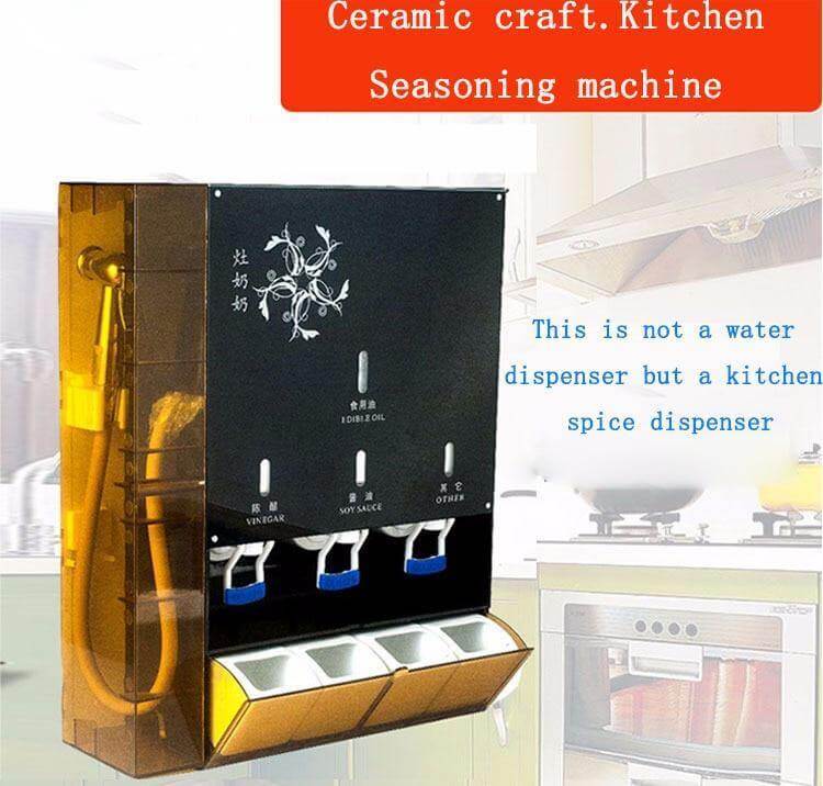 Multifunctional Seasoning Organizer with Oil Pump - MaviGadget